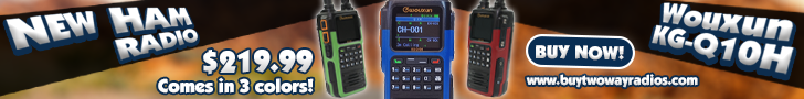 Wouxun KG-Q10H Quad Band Handheld Amateur Radio with USB-C Charging!