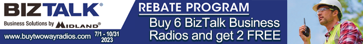 Buy 6 Midland BizTalk business radios, get 2 FREE!