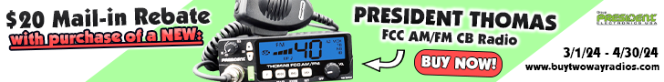 President THOMAS FCC $20 Rebate Offer!