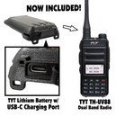 The TYT TH-UV88 now supports USB-C Charging!