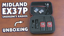 Midland EX37VP Emergency Radio Kit unboxing video