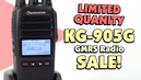 Sale on Wouxun KG-905G GMRS Radios!